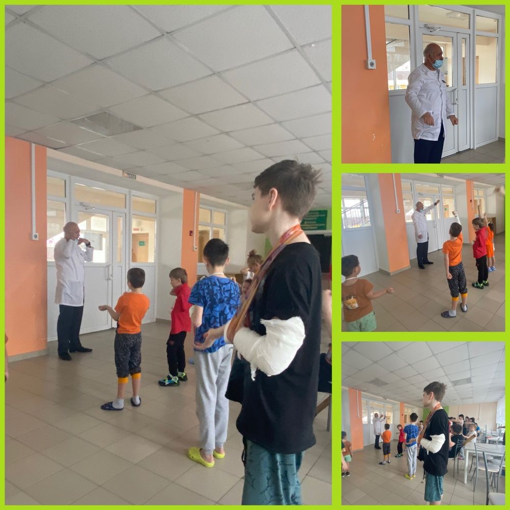 Каждое утро в отделениях ГДКБ No 17 начинается с зарядки!