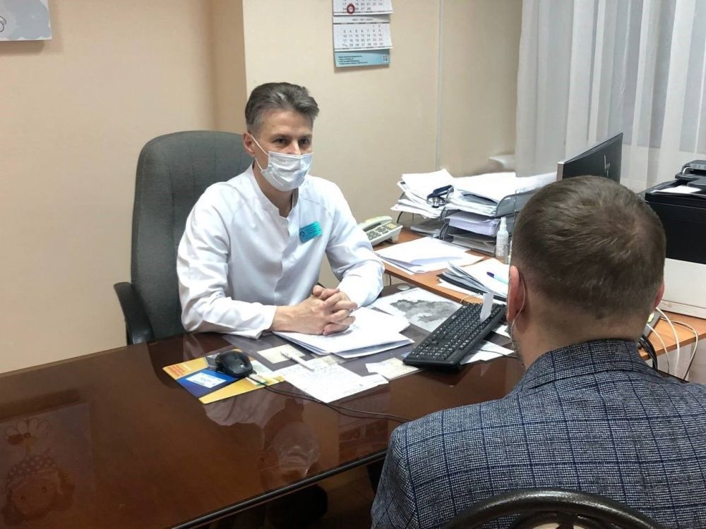 Личный приём граждан заместителем главного врача по медицинской части